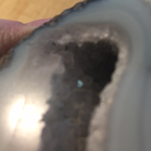 SOLD!Whole Geode Cut in Half and Polished Agate - Picture 7 of 8